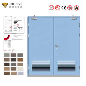 Puerta de Seguridad Moderna de Acero Resistente al Fuego para Bóvedas Bancarias y Entradas de Centros Comerciales con Certificación Doble CE, Protección de 60/90 Minutos - Product Image 1