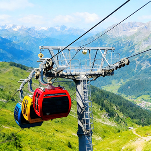 Funiculaire extérieure en acier pulsé DQ – Utilisation commerciale, fonctionnement toute l'année, cabines chauffées, résistance au vent, vue panoramique - Product Image 4