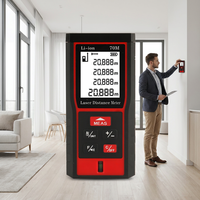 Télémètre laser industriel 50 m, télémètre numérique 165 pieds, haute précision, précision de 1 mm, multifonctionnel, portable, IP54