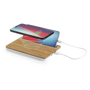 Caricatore Wireless Organizzatore in Bambù Gadget Ecologici - Product Image 1