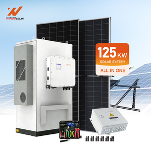 ชุดโซลาร์เซลล์ Wingosolar 125kW/261kWh แบบครบชุด ระบบไฮบริดเชื่อมต่อกับระบบไฟฟ้าสาธารณะ พร้อมแบตเตอรี่สำรองพลังงานสำหรับโรงงาน - Product Image 2