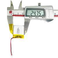 3.7V 350mAh 400mAh 450mAh 480mAh 602528 602530 Baterai Li-Polymer Semi-Solid State Isi Ulang dengan Papan Proteksi PCM LiNiMnCoO2