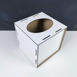 Boîte à mouchoirs à sublimation <span class=keywords><strong>personnalisée</strong></span> Qualisub Boîte à mouchoirs en MDF vierge de 3mm pour la décoration de la maison par sublimation Boîte à mouchoirs - Product Image 6