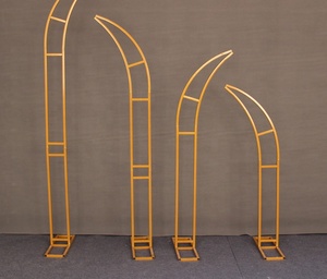 Accesorios DE BODA arco de hierro 1,5 <span class=keywords><strong>m</strong></span> 1,8 <span class=keywords><strong>m</strong></span> césped al aire libre flores de boda soporte arco decoración de fondo de boda - Product Image 1