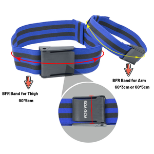 สายรัด BFR ระดับพรีเมียมความยาว60ซม. แถบจำกัดการไหลเวียนของเลือดเพื่อเพิ่มการเติบโตของกล้ามเนื้อ - Product Image 5