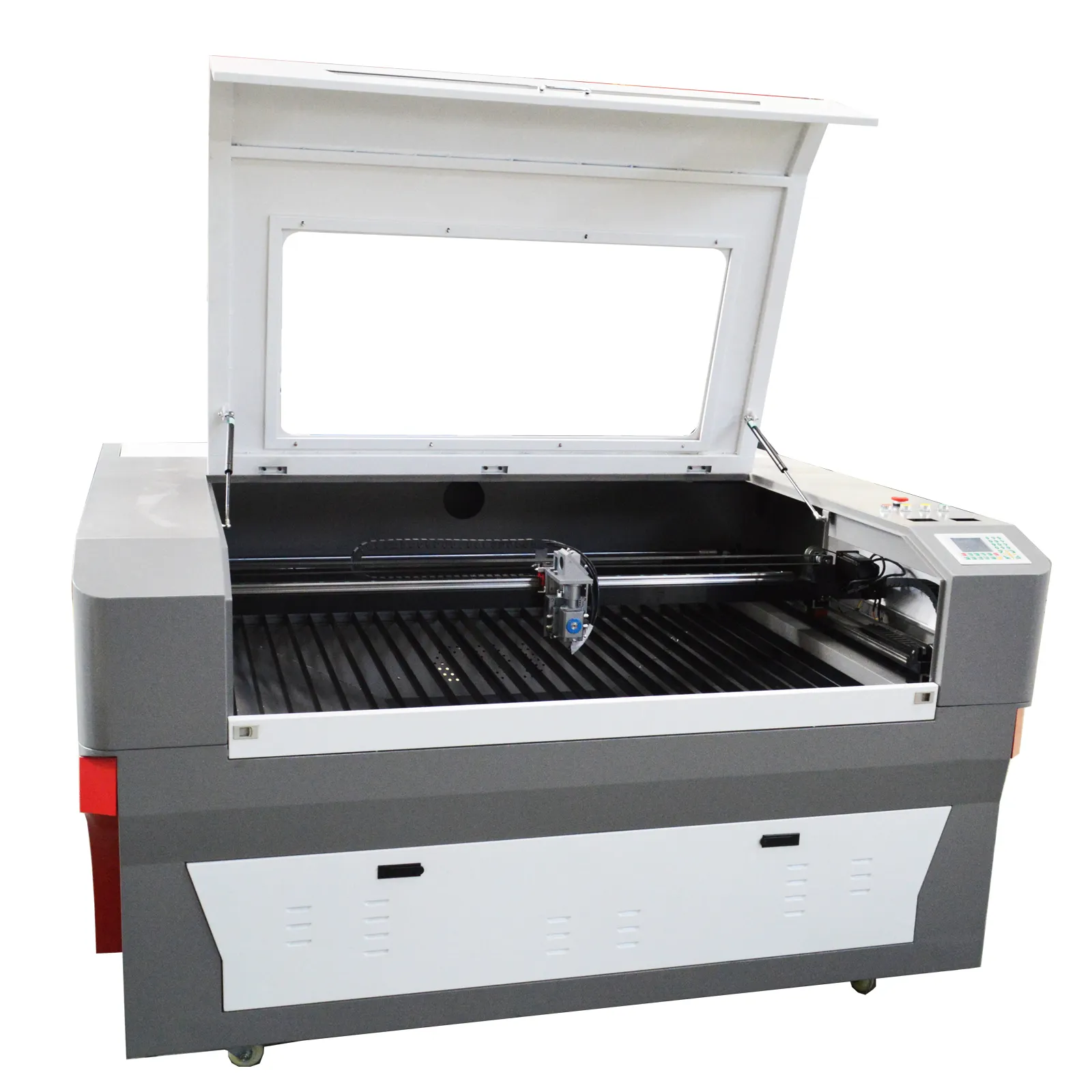 Efficient Double Head 150w 180w Mix CO2 Laser Cutting Machine For Metal And Non Metal