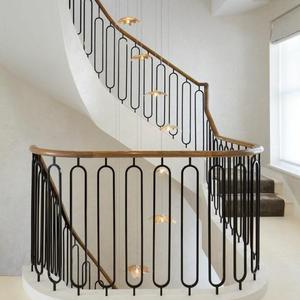 St Biệt Thự Phổ Biến Truyền Thống Thiết Kế Rèn Sắt Lan Can Ban Công Hàng Rào Cầu Thang Lan Can Với Nhà Máy Giá Cho Mỹ - Product Image 1