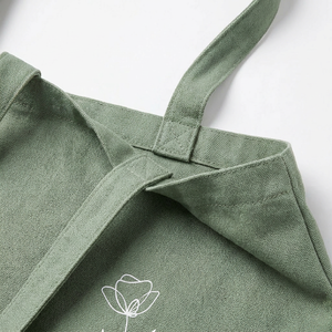 Factory Price Eco-Friendly Cotton Handle <b>Tote</b> Bag Custom Logo Recycled Beach Gift <b>Canvas</b> Bag Heavy Duty Outer Shopping Bags - Product Image 5