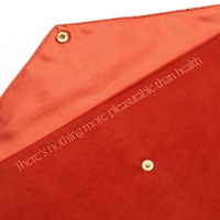 Individuell Bedruckter Satin-Gefütterter Samt-Umschlagbeutel Modische Kleidungsverpackung Superweicher Dicker Wildleder-Geschenk-Staubbeutel