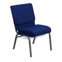 Sillas de Iglesia con Estructura Metálica, Color Azul Marino, para Pastor y Uso en Oficina en Casa, Precio de Fábrica