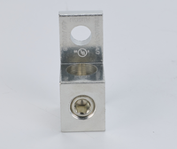 Bloc de jonction mécanique à un trou KS T1H1-4/0 homologué UL AL9CU pour câbles 4/0 AWG-6, pour tableau de distribution