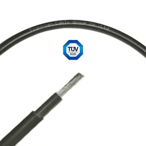 Tianhuan di alta qualità TUV approvare XLPO doppio isolamento in lega di alluminio conduttore DC cavo 4mm 6mm pannello solare cavo