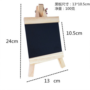 Material de madera de alta calidad Mini tablero de tiza de mesa negra con soporte de <span class=keywords><strong>caballete</strong></span> - Product Image 3