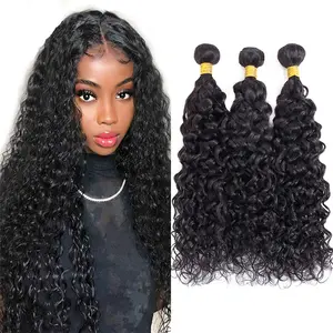 STM Wholesale Weaves Bundles Peruvian And Brazilian Human Hair Water Wave Wet And Wave Mink Brazilian Human Hair Bundles