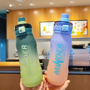 Minder Research Sports Water Bottle 900Ml Gradient Design With Two In One Lid For Fitness And Outdoor Use - Product Image 1