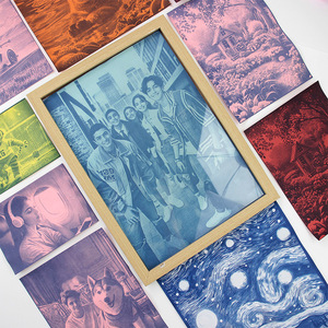 Kit de Cianotipía A6, el Más Vendido, con Textura de Cianotipía y Herramientas Completas para Diseño Artístico DIY y Amantes de las Fotos Vintage, Pintura Creativa - Product Image 3