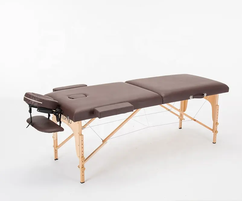 Frap — lit de sport professionnel, lit Facial, cinq couleurs, avec cadre en bois, Table de Massage en bois, pour Art de tatouage