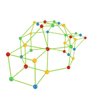 Креативные строительные игрушки, самодельные замки, туннели, Игровая палатка, ракета, башня, детский форт, набор для строительства //