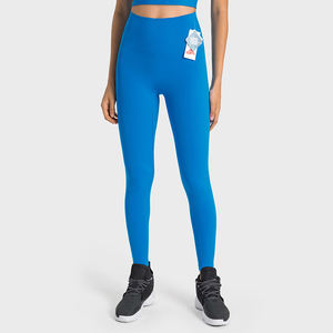 Logo personnalisé 66 LC Collants doux taille haute pour femmes sans couture avant sans couture latérale Leggings pour femmes Leggings de yoga - Product Image 1