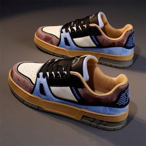 Baskets de sport en cuir véritable et daim, légères, antidérapantes, avec amorti et absorption de la transpiration, vente en gros directe usine - Product Image 4