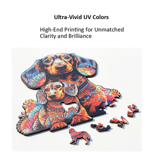 Hamaileon Valley Kingfisher Wood Craft Gift Irregular Shaped Jigsaw Puzzle Wooden Animal Puzzle - Product Image 4