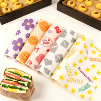 Kertas Anti Minyak untuk Kemasan Makanan Kertas Kraft Berlapis PE Tahan Air 45gsm untuk Pembungkus Kue