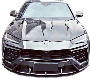 Kit carrosserie large en fibre de carbone style Topcar modifié, capot ouvert pour <span class=keywords><strong>Lamborghini</strong></span> URUS, cache-moteur Bison, pièces de modification aérodynamique - Product Image 5
