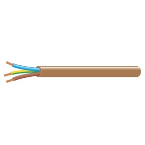 Câble électrique Fs18 3Gx1.5mm marron 100m, conducteur en cuivre isolé PVC, câble de commande industriel - Product Image 5