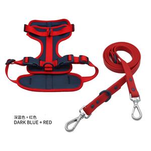 OEM ODM logotipo personalizado de lujo de diseñador sin tirones PVC neopreno mascota perro plomo <span class=keywords><strong>collar</strong></span> arné<span class=keywords><strong>s</strong></span> conjunto con correa para perro gato - Product Image 6