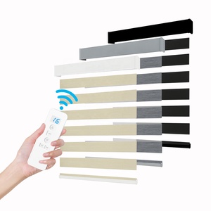 Automatic WIFI Electric Smart Blinds Motorized <strong>Window</strong> Waterproof Zebra Roller Blinds And Blackout <strong>Shades</strong> For <strong>Window</strong> - Product Image 1