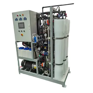 200L/H pequeño Tratamiento de Agua RO ósmosis inversa equipo de desalinización de agua de mar con control PCL