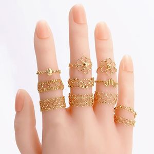 Xinfly Wholesale Luxury Fashion Design Pure 18K Gold AU750 Genuine Jewelry <b>Adjustable</b> <b>Rings</b> - Product Image 2