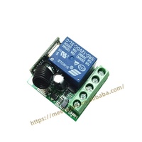 Télécommande sans fil DC 12V 1CH Relay 433Mhz Module récepteur pour l'apprentissage Code Transmitter Remote