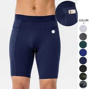 Custom Logo Man Sweat Sports Shorts Running Compression Gym Men Sportswear Short