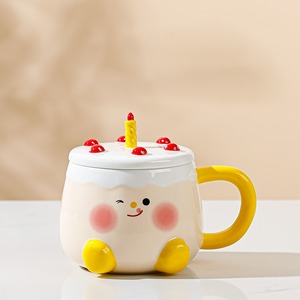 Mug à café en céramique de 460 ml, tasse isotherme pour boissons chaudes et froides - Product Image 6