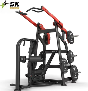 Machine à rames verticales robuste SK, équipement de musculation commercial à charge libre pour l'entraînement des pectoraux latéraux et du dos - Product Image 1