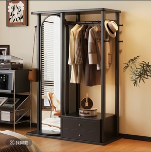 Perchero <span class=keywords><strong>de</strong></span> <span class=keywords><strong>Madera</strong></span> Maciza Personalizado <span class=keywords><strong>de</strong></span> Fábrica 2026, Perchero <span class=keywords><strong>de</strong></span> Pie con Múltiples Niveles <span class=keywords><strong>de</strong></span> Almacenamiento, Diseño Simple con Gabinete <span class=keywords><strong>de</strong></span> Almacenamiento - Product Image 4