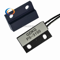 Interruptor de lengüeta para puerta y ventana, módulo de sensor magnético de proximidad, normalmente abierto, de 30cm, distancia de inductancia de cable