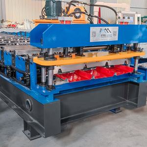 Peru Popular TR4 IBR Trapezoidal Roof Sheet Roll Forming Machine Metal Galvanized Color Steel <b>Tile</b> <b>Making</b> <b>Machinery</b> - Product Image 3