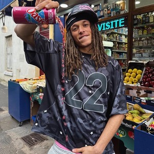 T-shirts de football Yali pour hommes, t-shirt oversize, streetwear, vêtements pour hommes, nouveau style, maille recyclée, camouflage noir, <span class=keywords><strong>étoile</strong></span> réfléchissante - Product Image 1