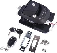 Serrure de porte sans clé en alliage de zinc pour camping-car, serrure de porte électrique sans clé pour caravane avec clavier et télécommande pour remorques