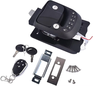 Serrure de porte sans clé en alliage de zinc pour camping-car, serrure de porte électrique sans clé pour caravane avec clavier et télécommande pour remorques - Product Image 6