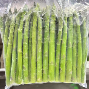 Asperges biologiques de serre Grade pelé congelé IQF un carton de 10kg en vrac Chine SD - Product Image 1
