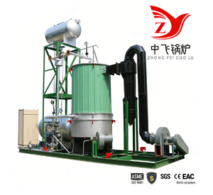 Chaudière à transfert de chaleur à haute efficacité multi-combustibles Zhongfei (biomasse, granulés, copeaux de bois, charbon) pour le chauffage des usines agroalimentaires - Product Image 1