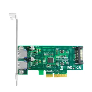 2 포트 USB 3.1 타입 A 확장 카드에 PCIe를 LRSU9A42-2A Linkreal