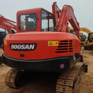 Escavadeira Doosan DX80 usada de alta qualidade, boa qualidade, quase nova retroescavadeira para venda, Doosan DX 80