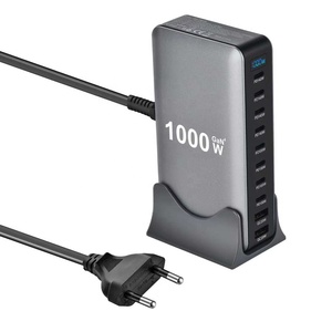 1000W Multiport 10-Cổng <span class=keywords><strong>USB</strong></span> Gan Hub Qc3.0 Máy Tính Để Bàn Sạc Trạm 140W 100W Pd <span class=keywords><strong>USB</strong></span>-C Nhanh Chóng Sạc <span class=keywords><strong>Adapter</strong></span> Cho Máy Tính Xách Tay Máy Tính Bảng - Product Image 4