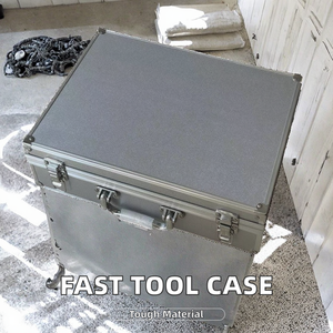 Goedkope Prijs Voorraad Beschikbaar Snelle Verzending Oem Odm Aanpasbare Vierkante Aluminium Koffer Aktetas Gereedschapskoffer Ip68 Stofbestendig - Product Image 2