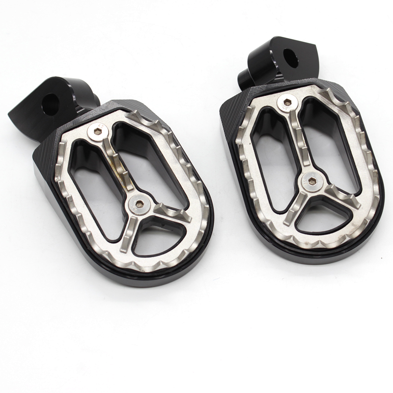 Универсальные подножки, Регулируемые подножки, Алюминиевые Подножки для мотоцикла с ЧПУ, подножки для велосипеда-внедорожника, подножки для питбайка, подножки