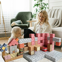 Vente chaude Ville Ensembles Aimant Personnalisé Monde Ensemble Construction Assemblage Jeu Jouets Blocs Magnétiques 2024